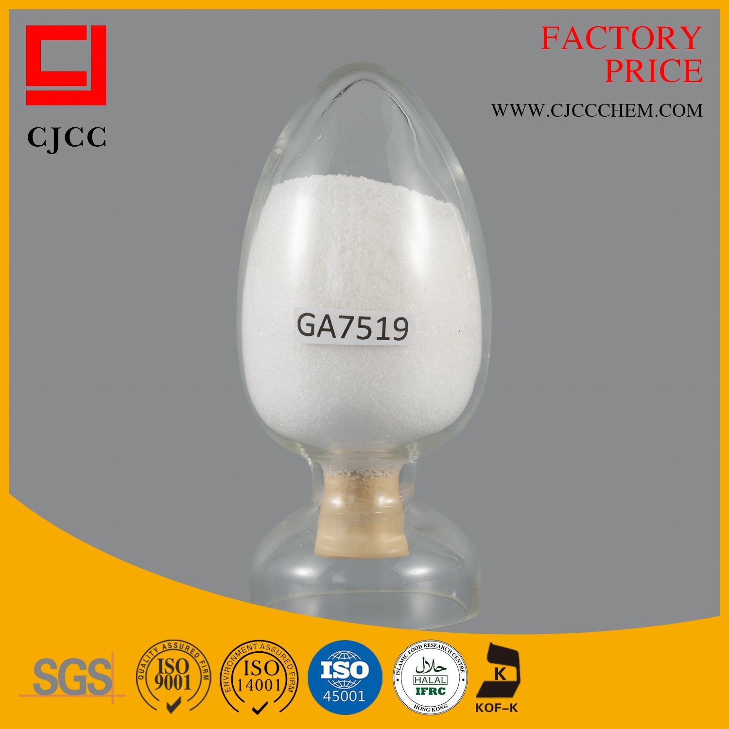 Polyacrylamide Flocculant สำหรับสารเคมีบำบัดล้างทราย